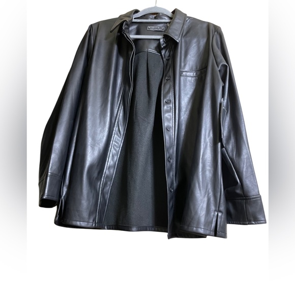 bagatelle Tops - NWT Bagatelle Collection Faux Leather Jacket/Top Size XL